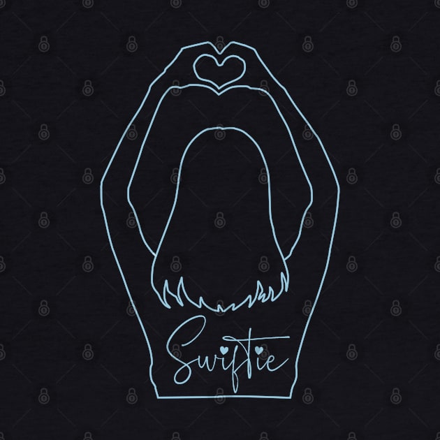 Swiftie Heart Hands - Blue by SwiftLyrics